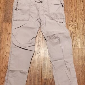 James Perse - Mens - Medium (Size 2) - Stretch Poplin Zip Pocket Pant - Drawstri